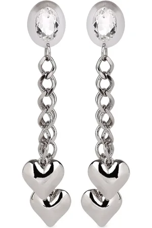 Estile Heavy Heart earrings