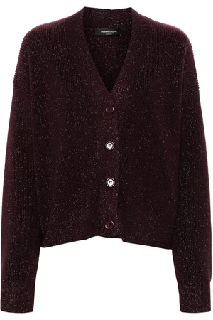 Fabiana Filippi Lurex-detail cardigan