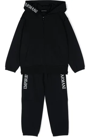 Emporio Armani Logo-tape tracksuit set