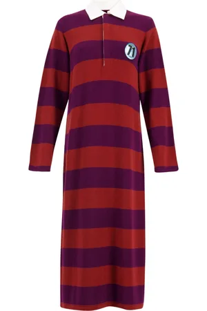 Paula Patch-detail polo dress