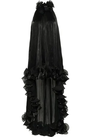 Ana Radu Ruffled high-low maxi dress