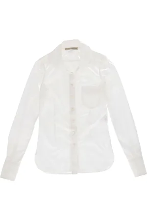 Balenciaga 2000s sheer shirt