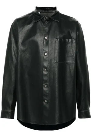 Msgm Logo-patch shirt