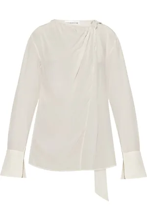 Victoria Beckham Ruched-detailing blouse