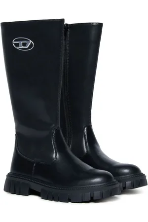 Diesel Logo tag rain boots
