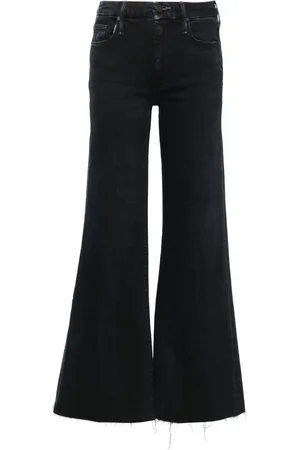 Mother The Roller Fray mid-rise bootcut jeans