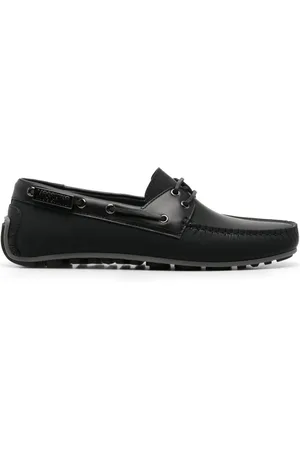 Moschino Logo-plaque boat shoes