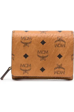MCM Monogram-print billfold wallet