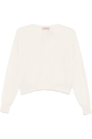 Twin-Set Crew-neck cashmere sweater