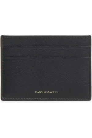 Mansur Gavriel Logo-stamp pocket card holder