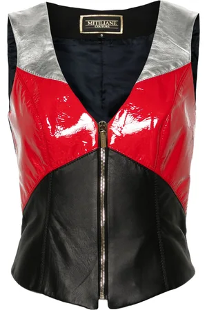 MITILIANE COUTURE Leather waistcoat