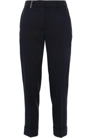 PESERICO SIGN Bead-embellished trousers