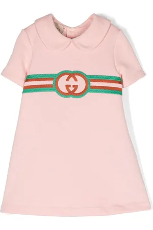 Gucci Interlocking G embroidered jersey dress