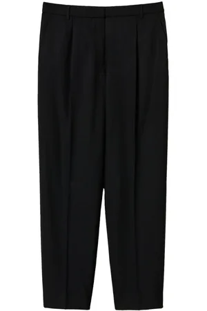 Twin-Set Pleat-detail straight-leg trousers