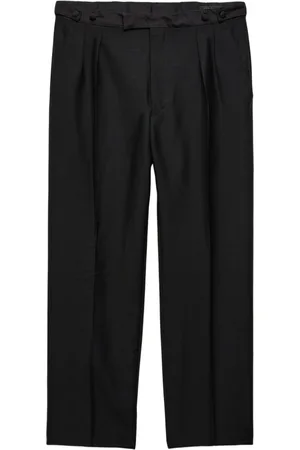 Prada Pleated wide-leg trousers