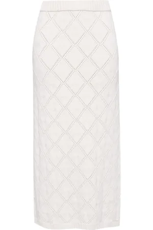 Elie saab Knitted midi skirt