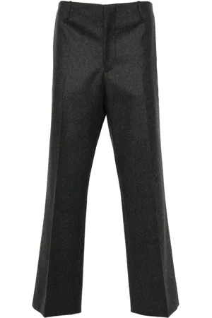 Prada Flannel wool straight-leg trousers