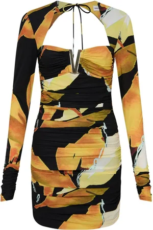 Rebecca Vallance Petals of Paradise draped mini dress