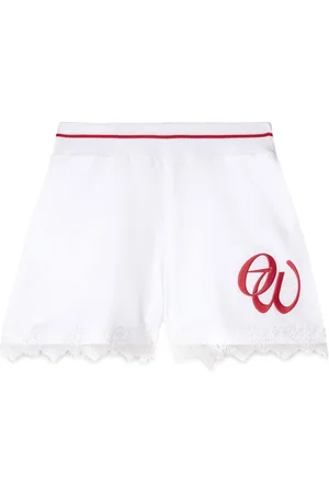 OFF-WHITE Lace-detailing shorts