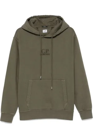 C.P. Company Logo-embroidered hoodie