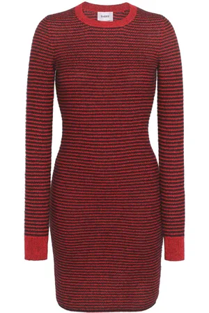 Barrie Stripe-pattern knit dress