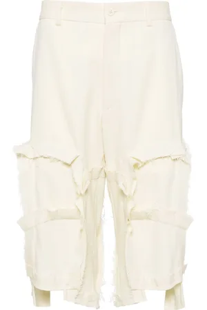 Comme des Garçons Raw-edge tailored shorts