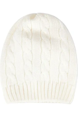 LITTLE BEAR Cable-knit wool beanie