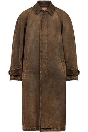 Maison Margiela Washed effect raincoat