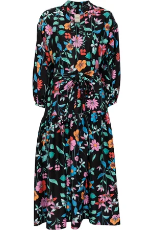 Bambah Hibiscus Gardenia dress