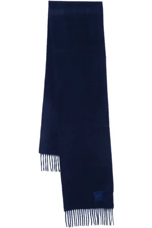 Paul Smith Logo-embroidered cashmere scarf