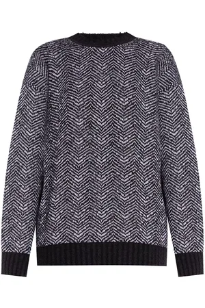 Moschino Chevron-pattern jumper