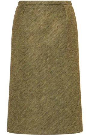 Serafini A-line midi skirt