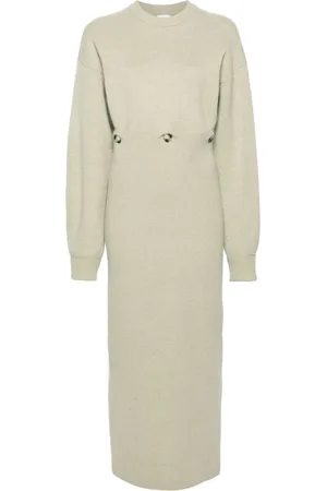Nanushka Modular merino midi dress
