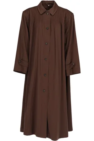 VALENTINO GARAVANI 1980s pleated coat