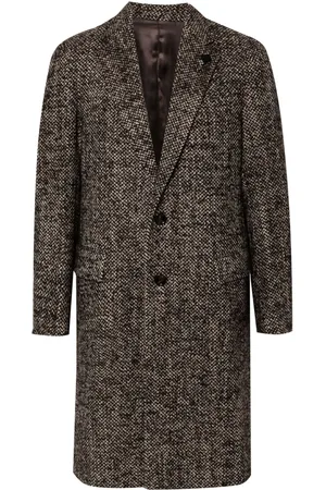 LARDINI Brooch-detail coat