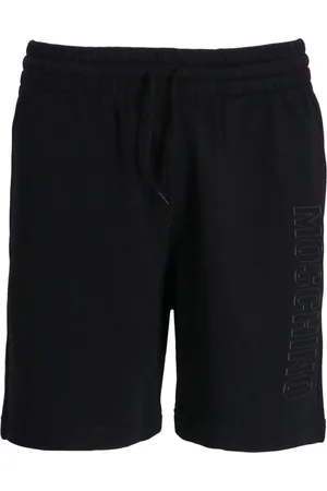 Moschino Logo cotton track shorts