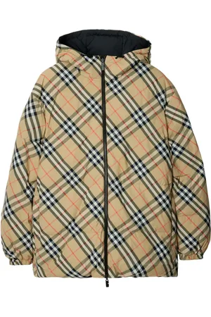 Burberry Reversible check nylon puffer jacket