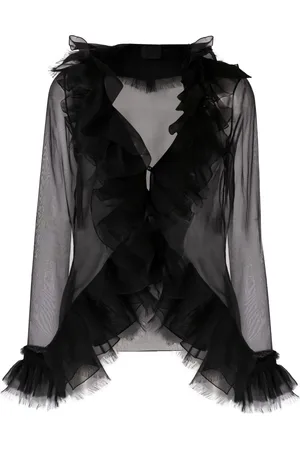Givenchy Ruffled silk-organza blouse
