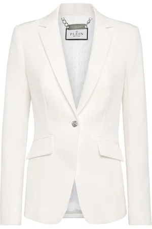 Philipp Plein Cady LS Crystal Skull blazer