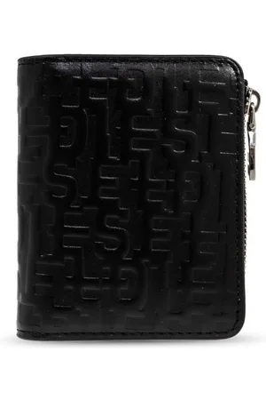 Diesel Embossed-logo leather wallet