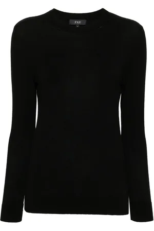 FAY Logo-embroidered sweater