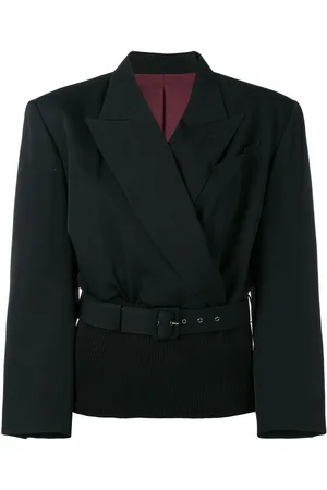 Jean Paul Gaultier Ribbed waist blazer