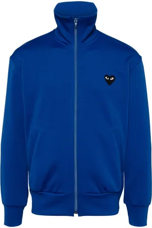 Comme des Garçons Heart-print jersey track jacket