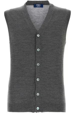 FEDELI Virgin-wool vest