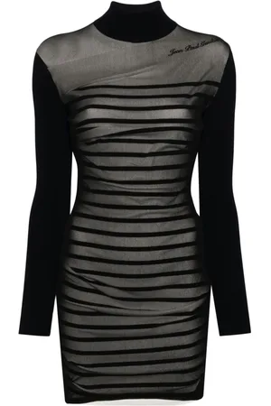 Jean Paul Gaultier Striped mini dress
