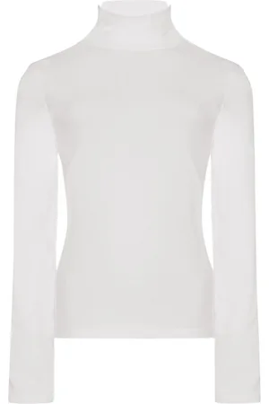 ROSETTA GETTY Snap turtleneck top