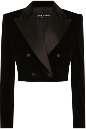 Dolce & Gabbana Double-breasted cropped blazer