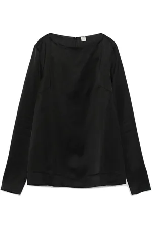 Totême Long-sleeve satin top