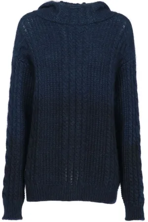 Dior 2010s cable-knit hoodie