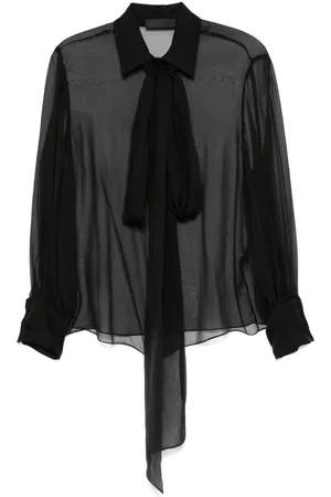 VALENTINO GARAVANI Scarf-detail shirt